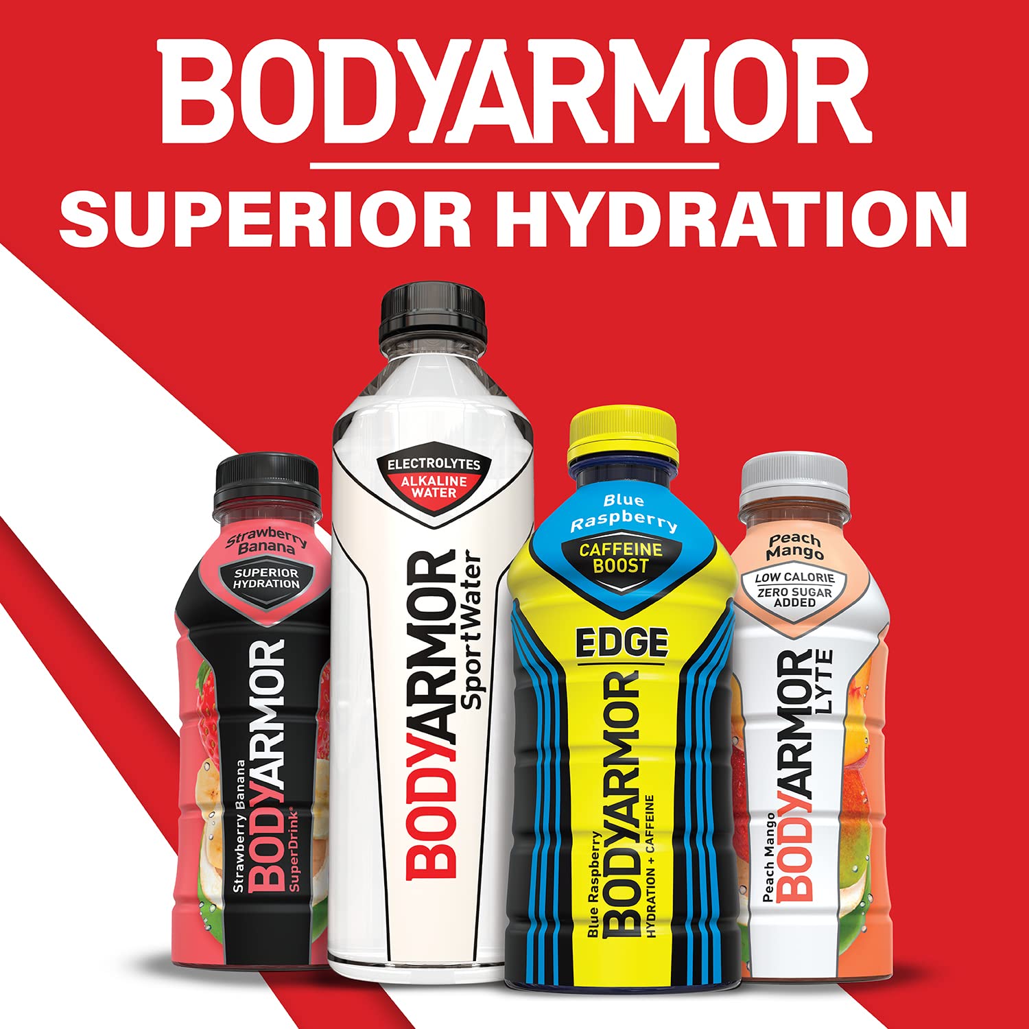 BODYARMOR LYTE Sports Drink Low-Calorie Sports Beverage， Strawberry Lemonade， Natural Flavor With Vitamins， Potassium-Packed Electrolytes， Perfect For Athletes 16 Fl Oz (Pack of 12) - Image 6